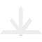Ekena Millwork Kennewick Architectural Grade PVC Gable Bracket, 72"W x 48"H x 2"D x 6"F, 16/12 Pitch GBP072X48X0206KEN00 - alternate 3